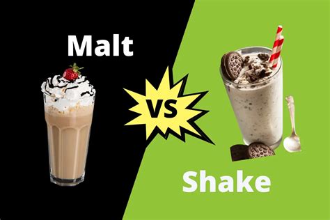 are malts thicker than shakes